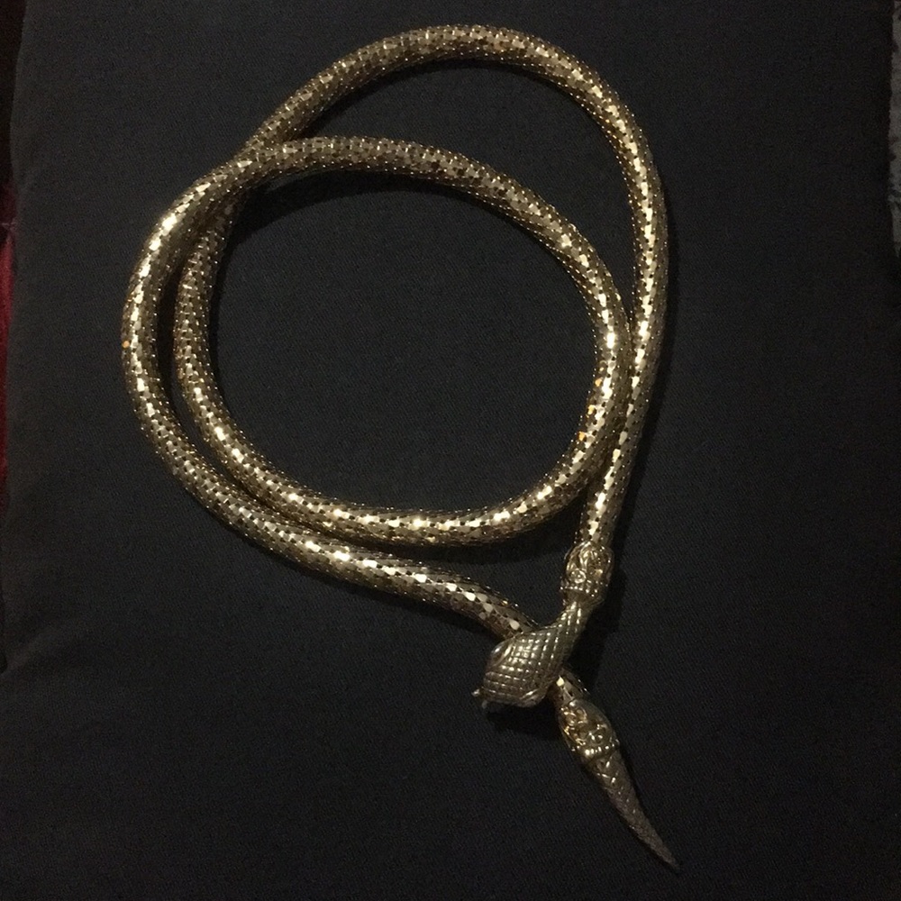 SALE ⭐️⭐️ Vintage Gold-Toned Snake Belt/Necklace🐍